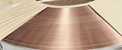 Bidalketa berria brontzezko kobrezko CuSn6 zerrendarako