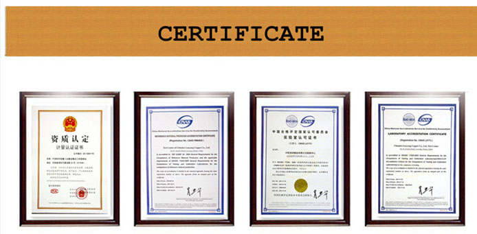H90 Brass Strip Bobina certificate
